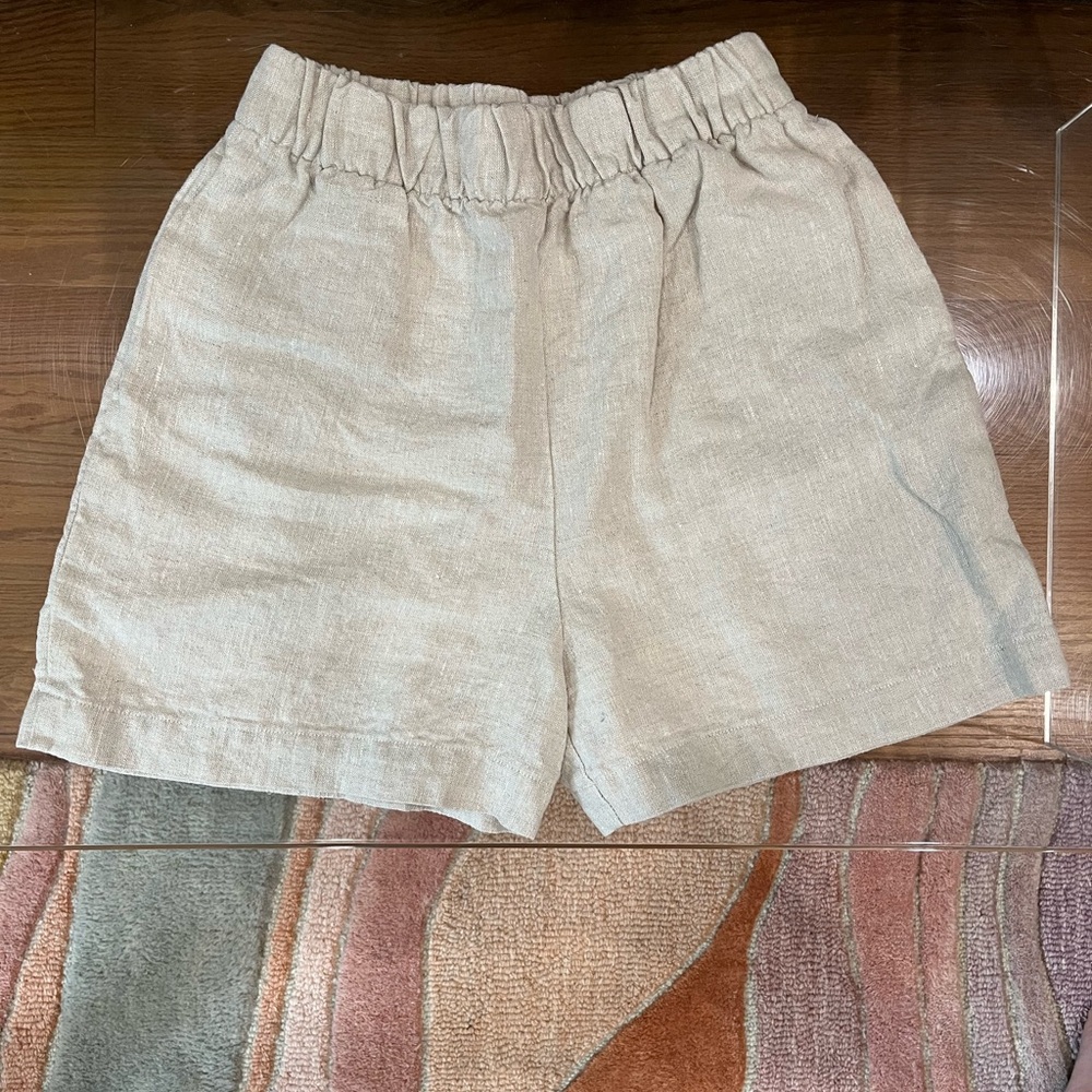 Only Child Clothing Cove Shorts in Linen